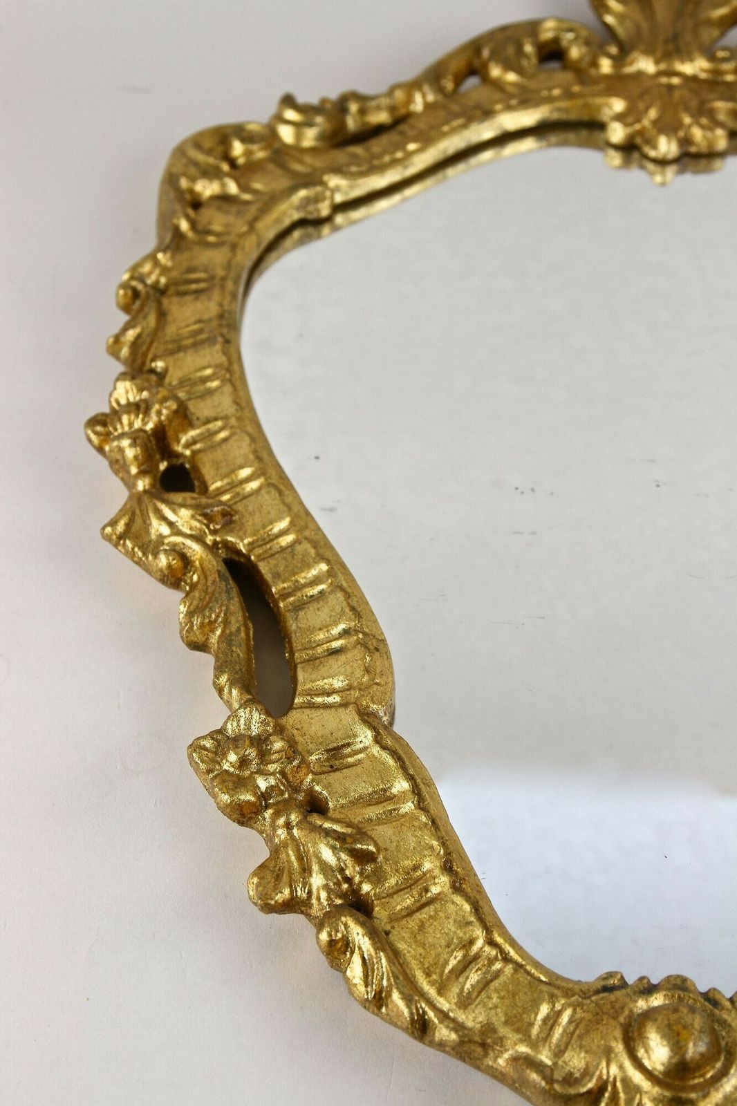 photo furniture Late 18th Century Gilt Baroque Wall Mirror, Handcarved   Italy Ca. 1790