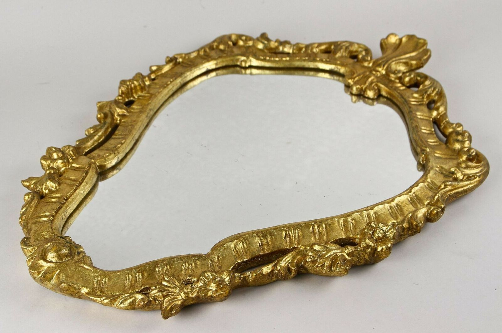 photo buy Late 18th Century Gilt Baroque Wall Mirror, Handcarved   Italy Ca. 1790