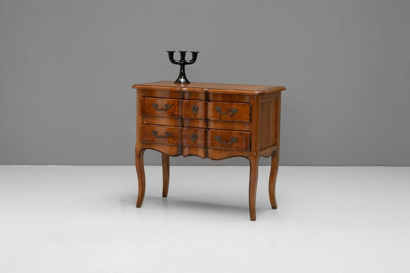 Two Drawer Chest, 1940s, Cherry Wood photo for sale