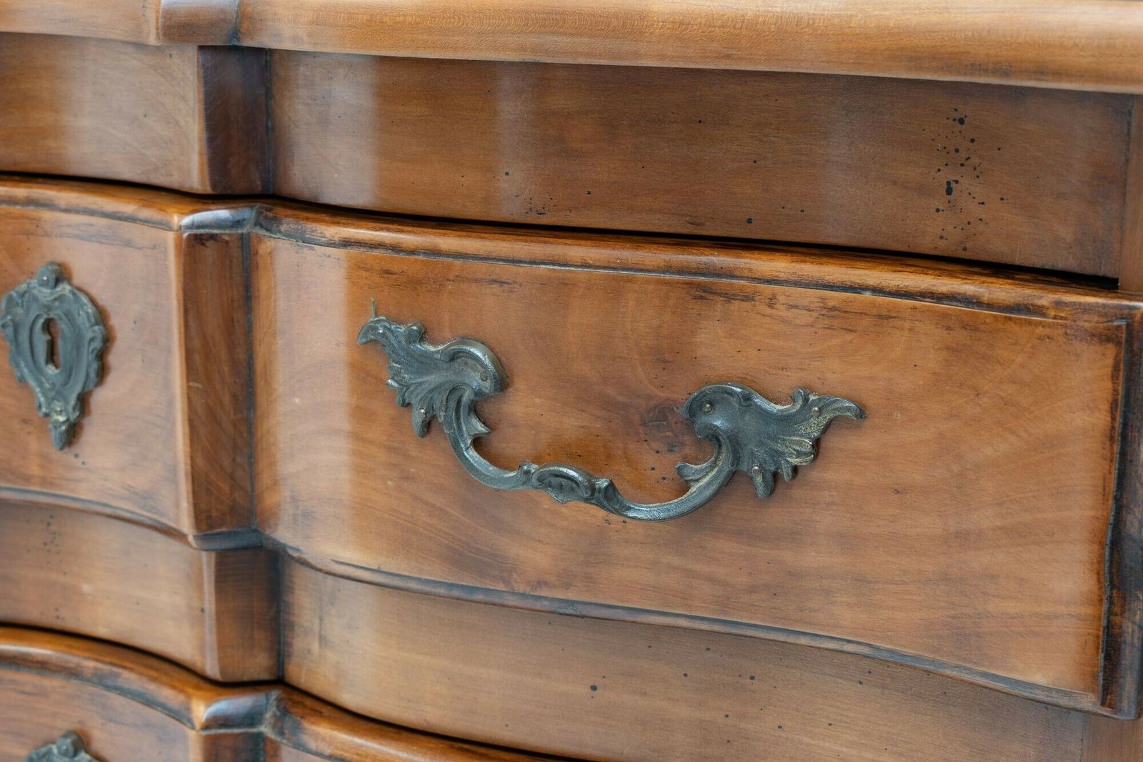 Two Drawer Chest, 1940s, Cherry Wood photo 650.0