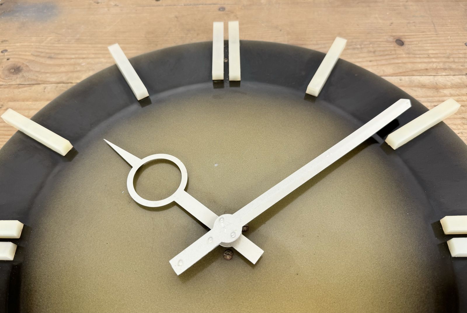 photo for sale Industrial Office Wall Clock From Pragotron, 1970s