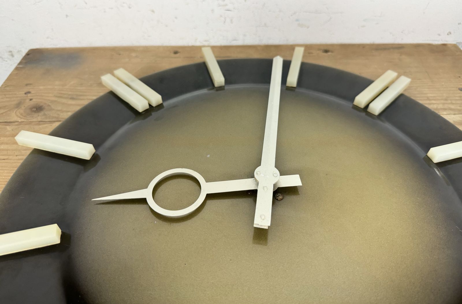 279.0 Industrial Office Wall Clock From Pragotron, 1970s photo