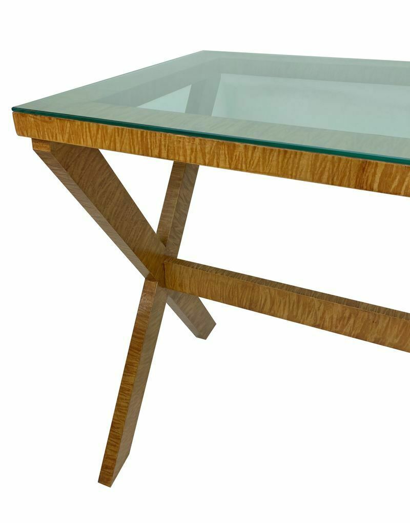 A French Mid Century Faux Bois Console Table photo furniture