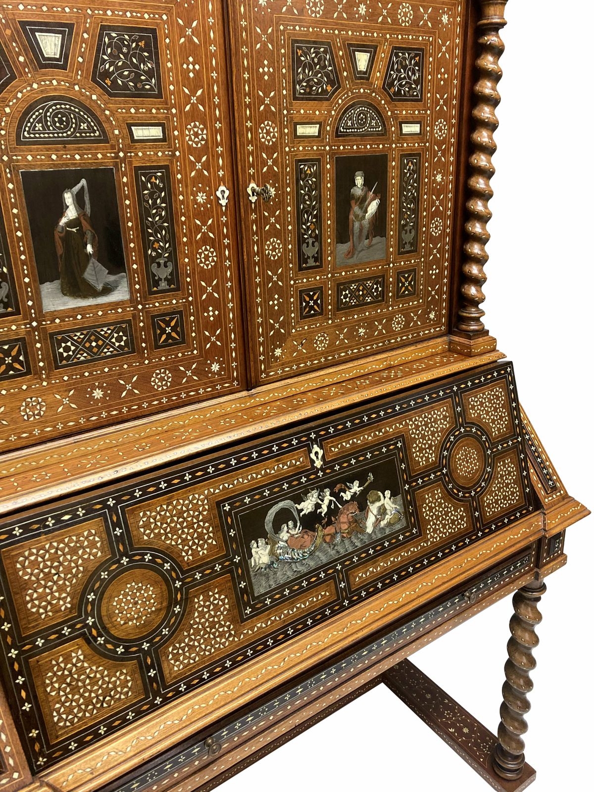 Furniture A Cabinet Secretaire By Adriano Brambilla In The Moorish Taste photo