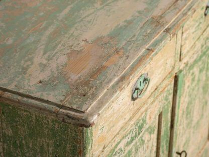912.0 Antique Green Bedroom Dresser (C.1920) #8 photo