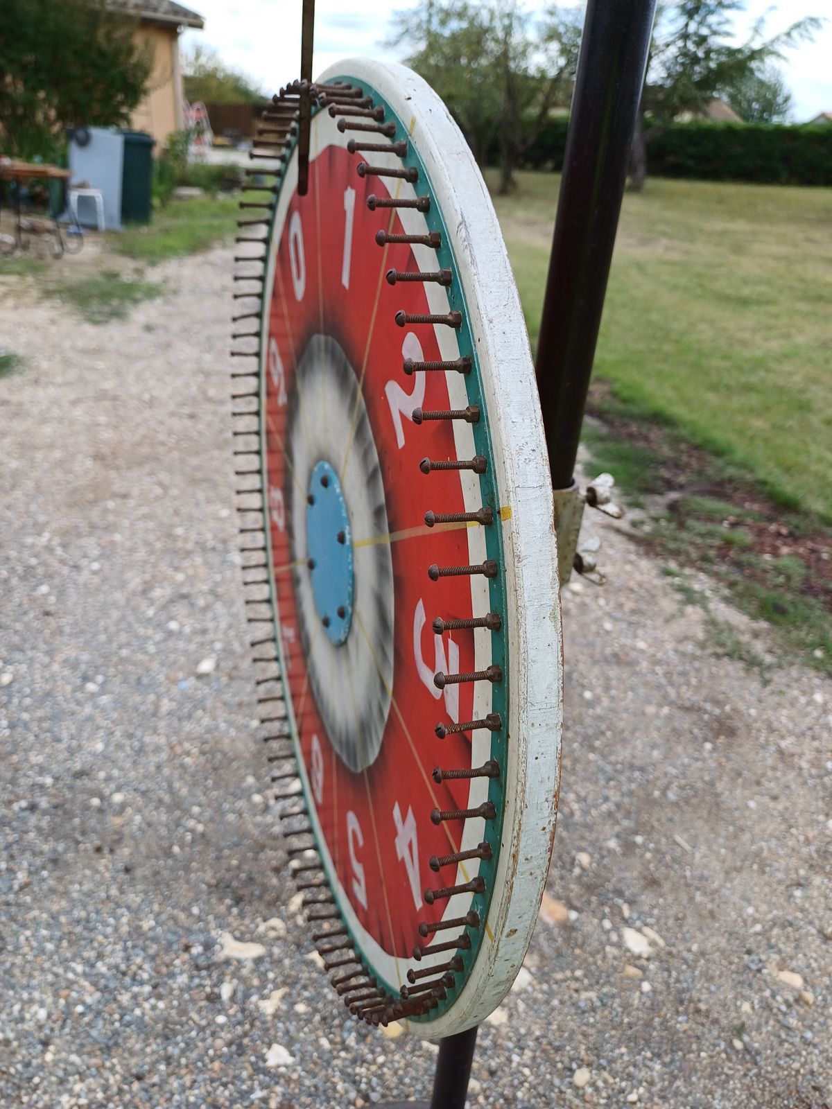 photo vinterior 1950s Fairground Wheel, Steel, Vintage