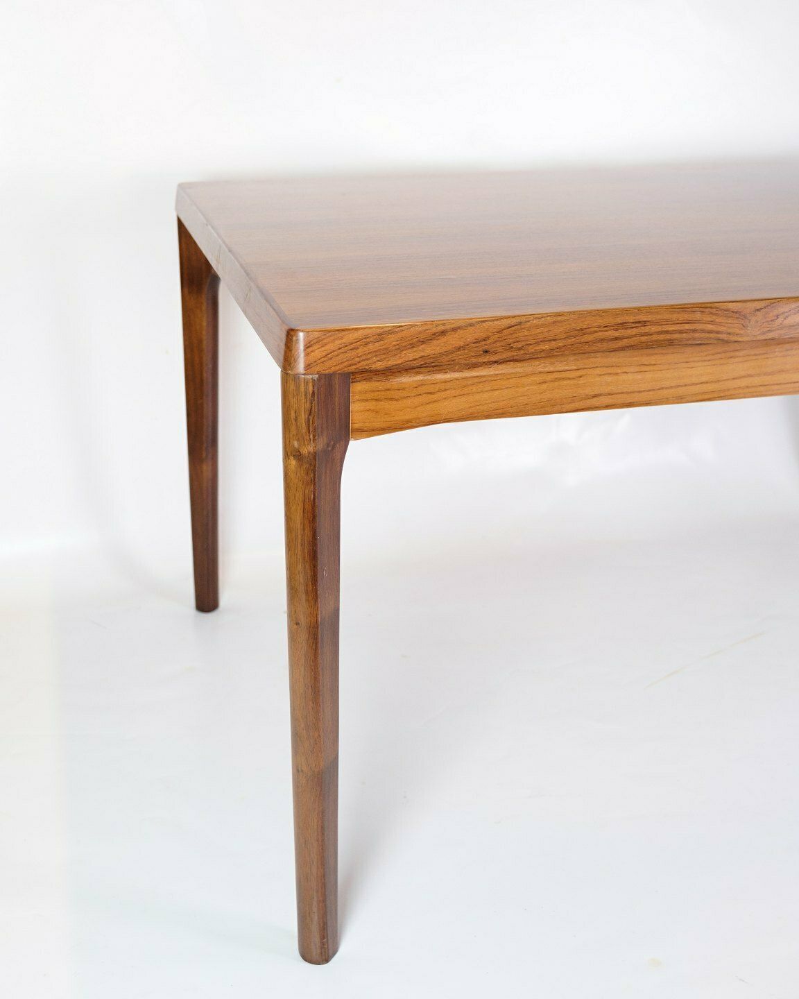 Dining Table In Rosewood With Pull Out By Henning Kjærnulf For Vejle Chairs & Furniture Factory From 1960s photo Furniture