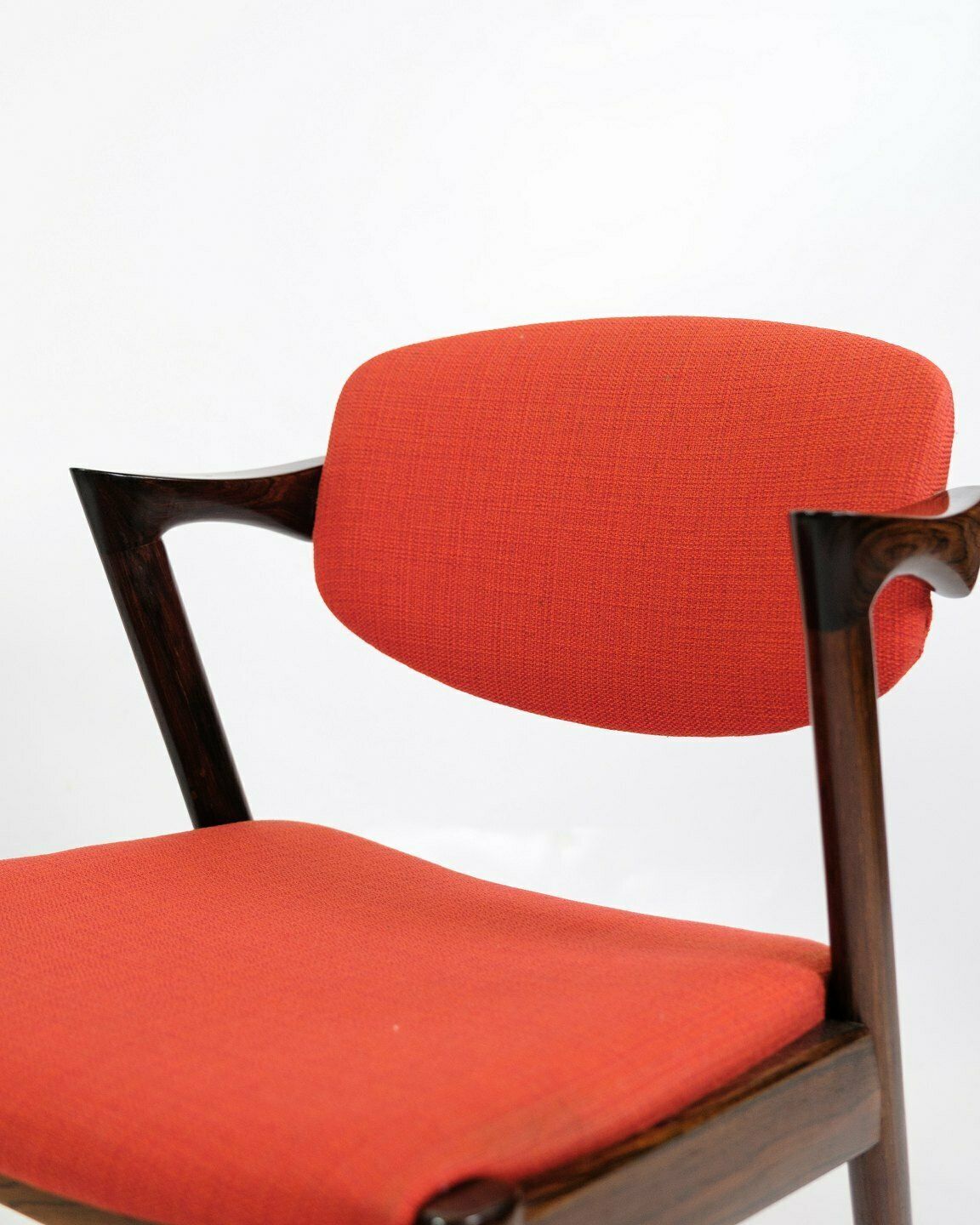 Set Of 6 Dining Table Chairs Model 42 In Rosewood By Kai Kristiansen  For Schou Andersen From 1960s photo Furniture