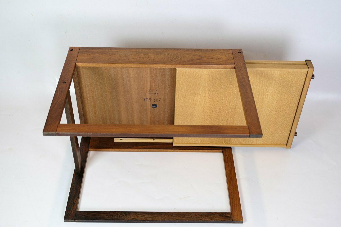 Side Table With Drawer Model K.T Nr. 152  Made In Rosewood, Danish Design From 1960s photo vintage