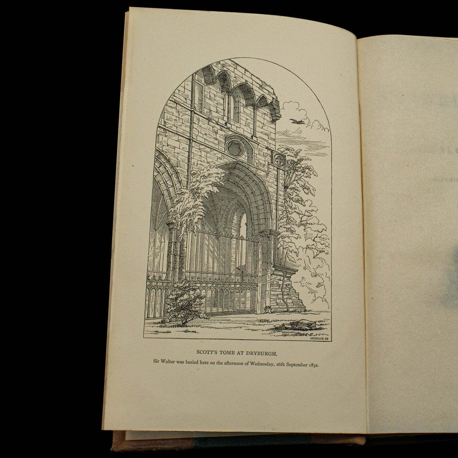 Antique 4 Vols, Waverley Novels, Walter Scott, Scottish, Literary Set, Victorian photo vintage