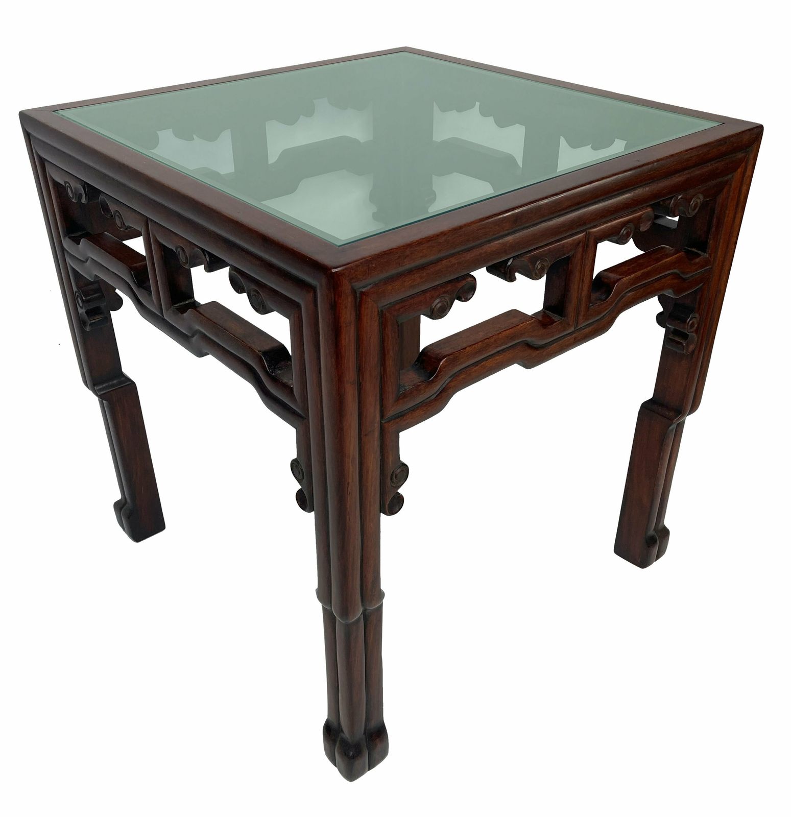 A Pair Of Mid Century Chinese Side Tables photo vinterior