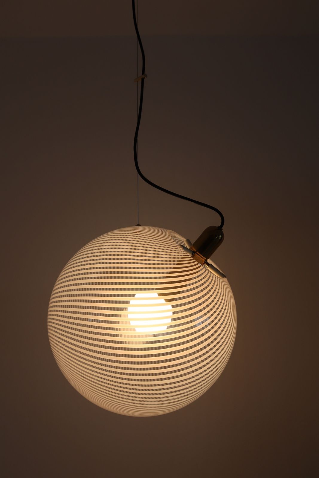 photo furniture Italian Murano Glass Sphere By Ludovico Diaz De Santillana For Venini, 1980s