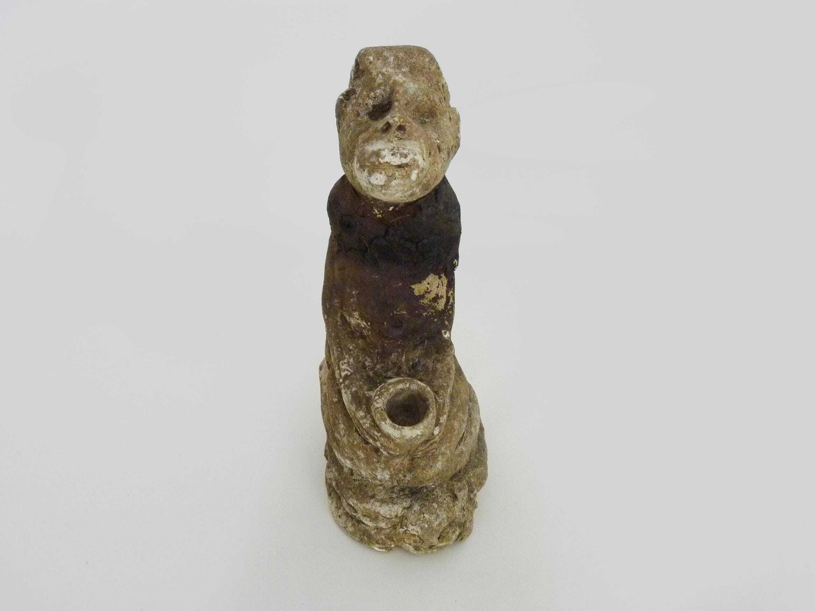 Old Anthropomorphic Stone Sculpture From Papua New Guinea Oceania. Ritual Stone 19th photo for sale