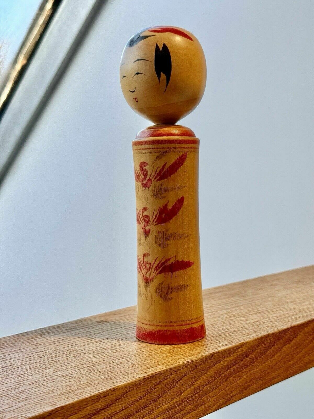 Vintage Kokeshi Doll, Naruko Kei, Miyagi Prefecture, By Takahashi Takeo photo for sale