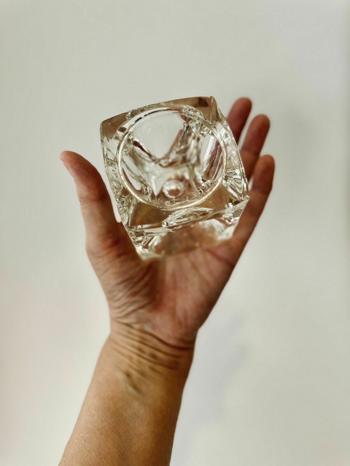 65.0 2 Peill & Putzler Cube Candle Holders 'Ice Cubes' photo