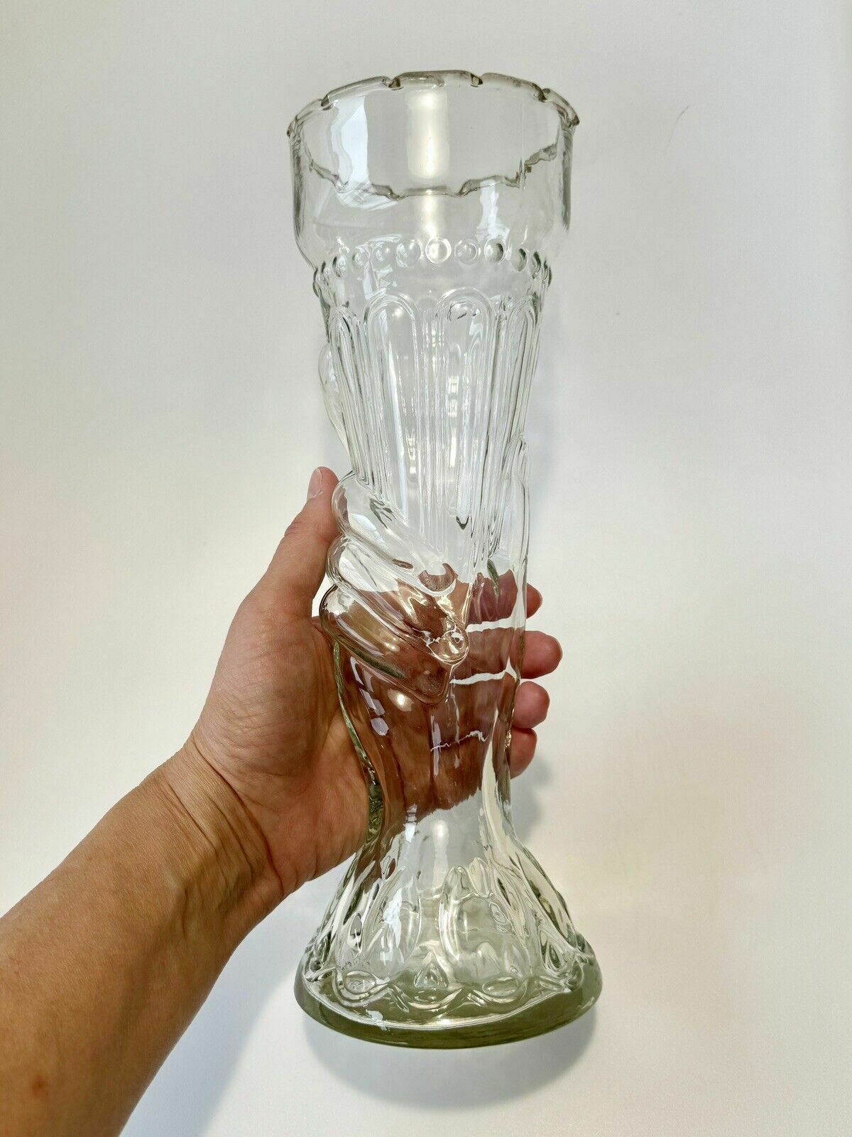 photo furniture Statue Of Liberty French Antique Legras Glass Vase C1900