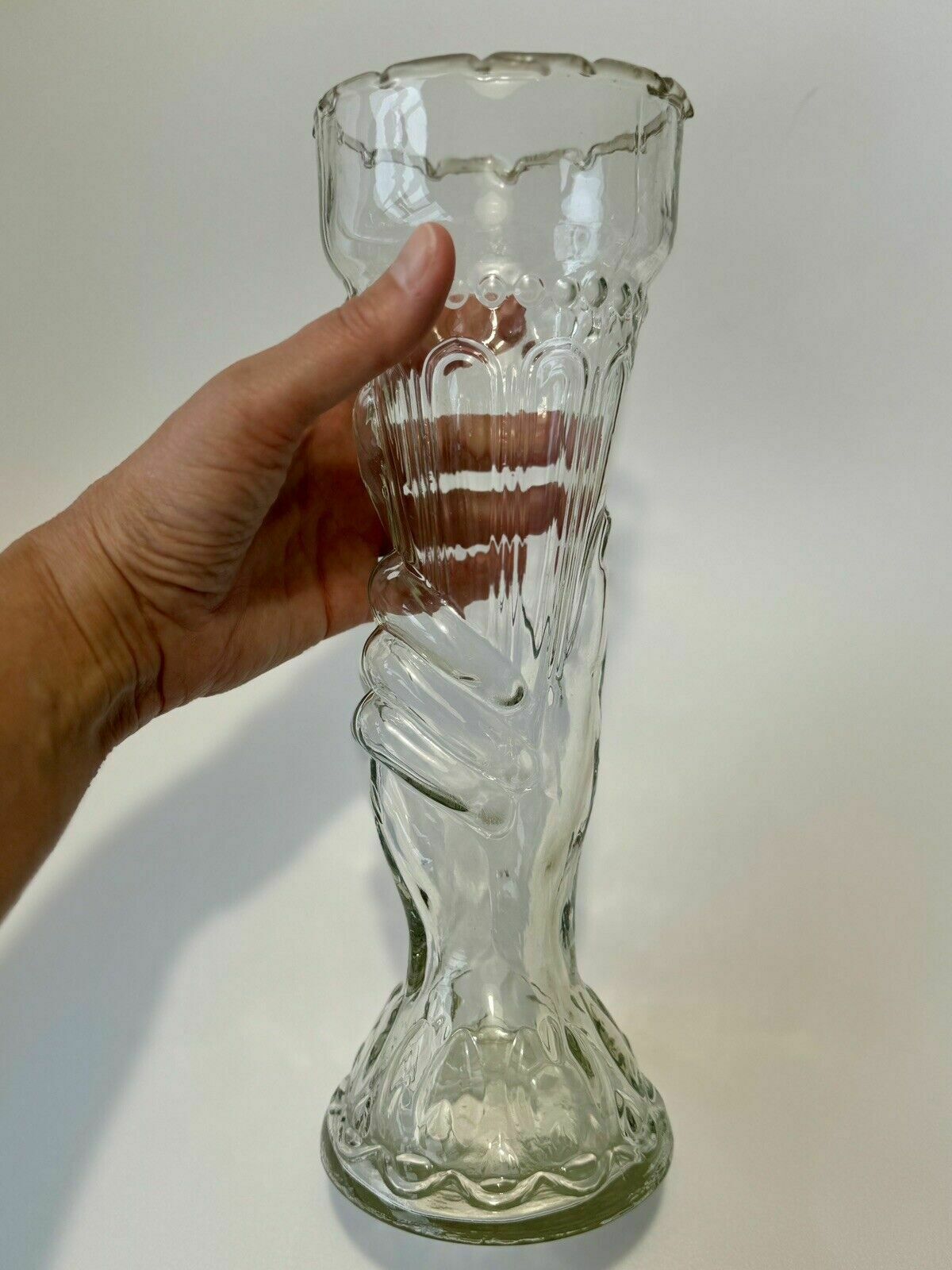 Home Decor Statue Of Liberty French Antique Legras Glass Vase C1900 photo