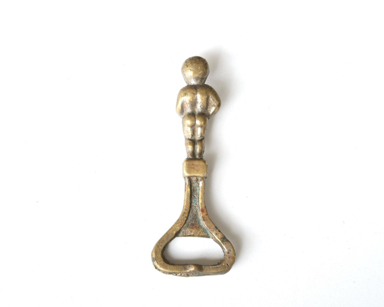 Messing Flessenopener, Manneken Pis Bruxelles, Ca. Jaren 1960 / Vintage, België photo Woonaccessoires