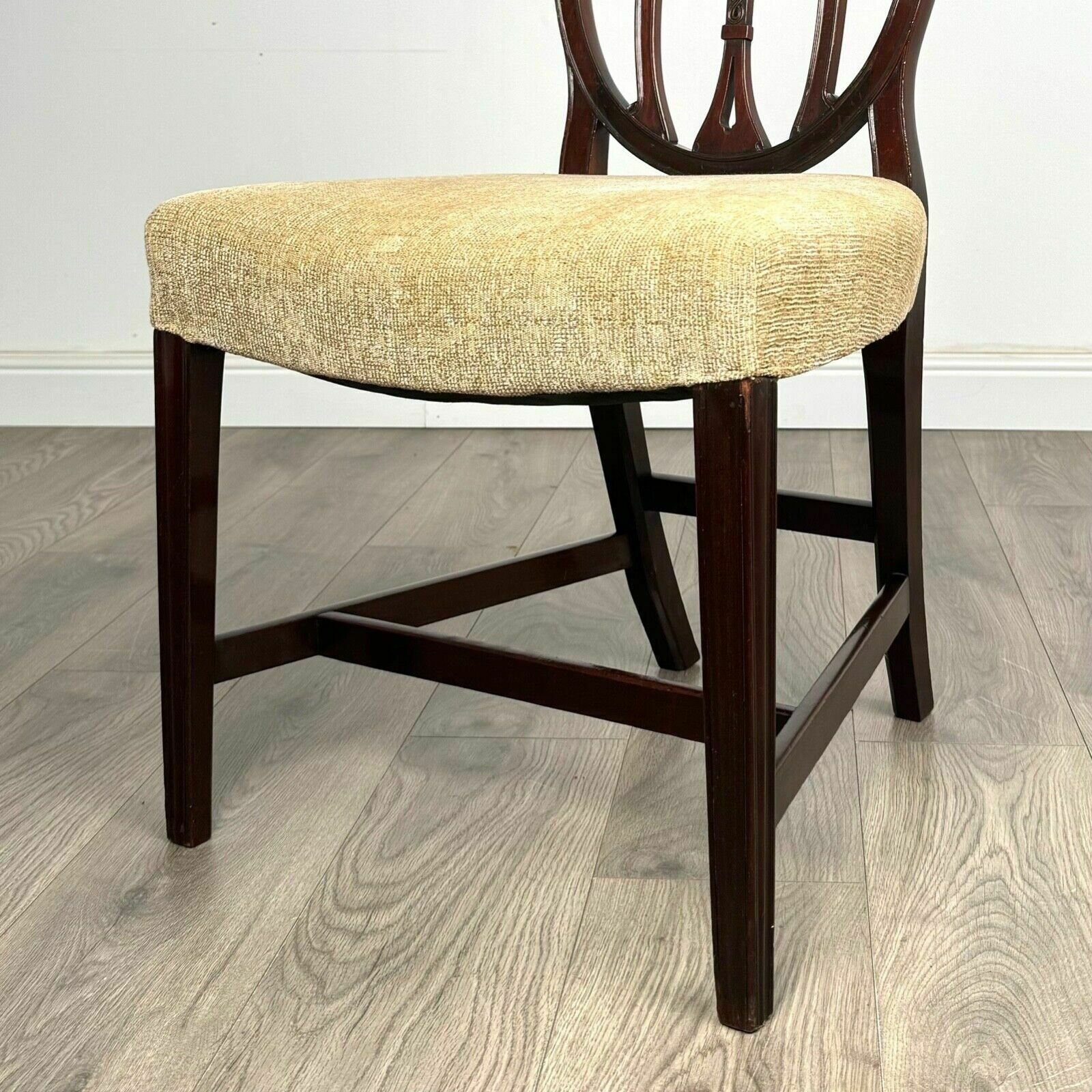 Antique 18th Century Set Of 8 Hepplewhite Style Dining Chairs photo buy