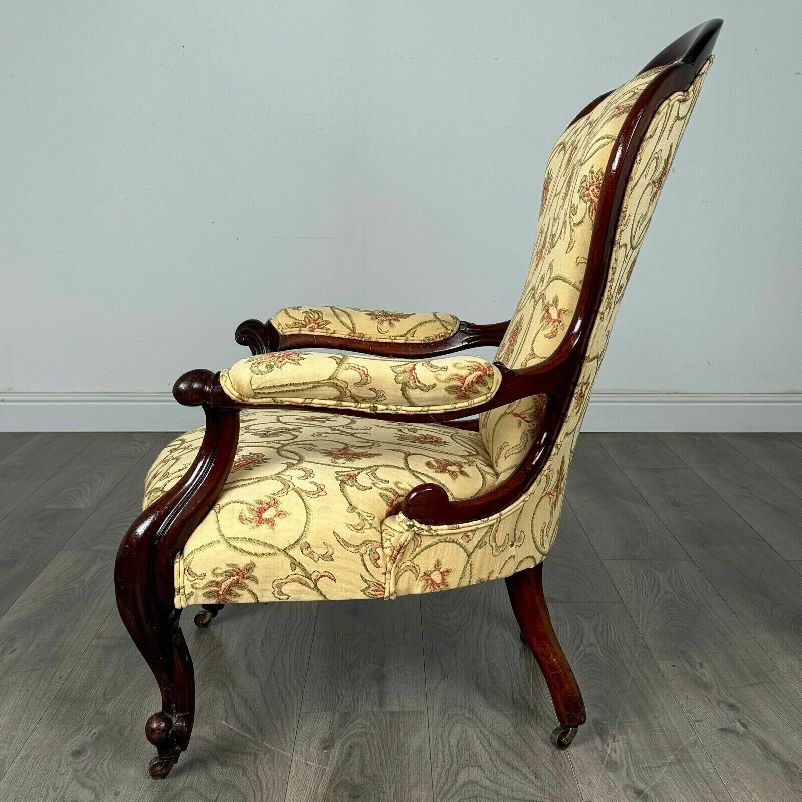 Antique 19th Century Armchair In Mahogany photo furniture