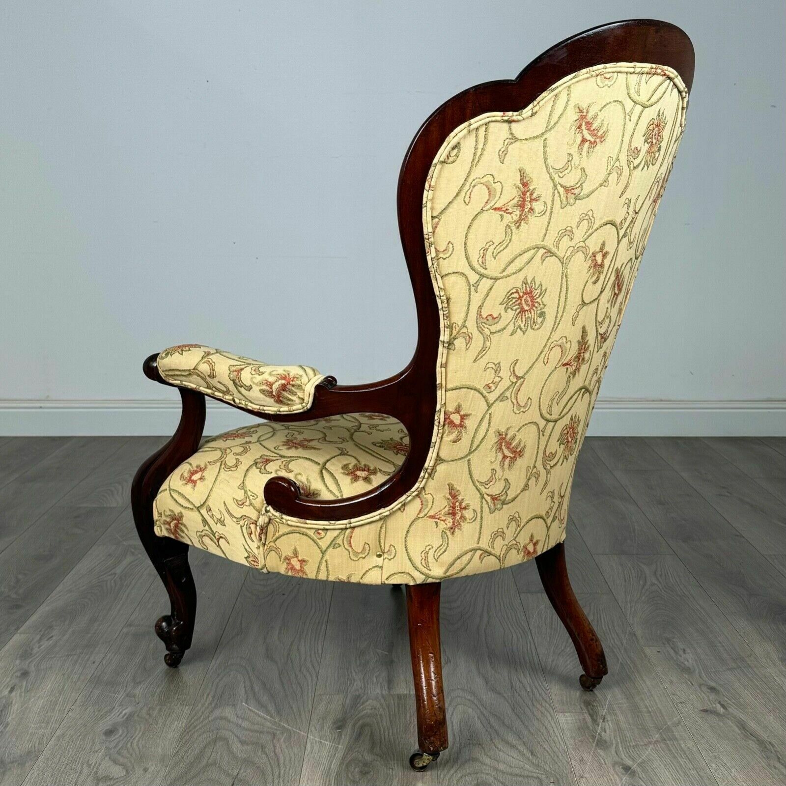 Antique 19th Century Armchair In Mahogany photo for sale
