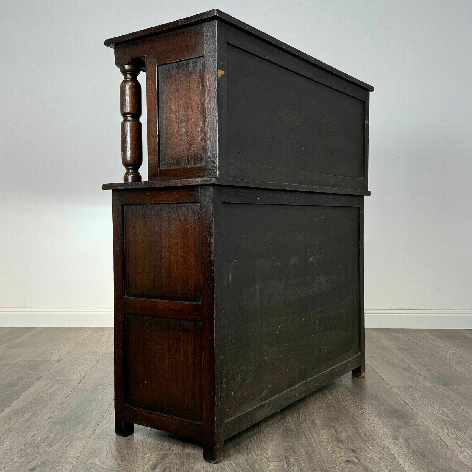 Antique 20th Century Court Cupboard In Oak photo 485.0