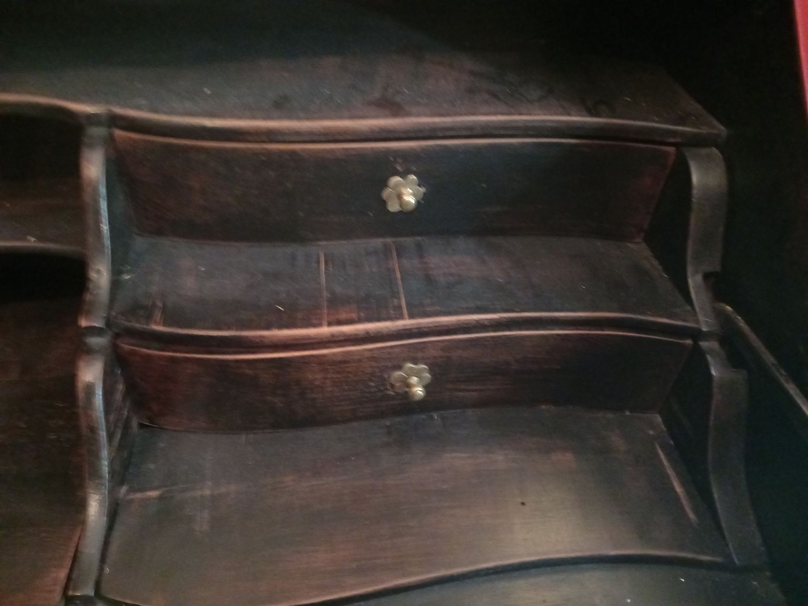 Louis XV Period Secretary Or Red Scriban With Chinoiserie photo vinterior