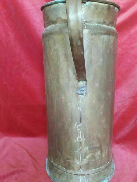 Vintage French Copper Handmade Umbrella Walking Stick Stand 60 X 30 Cm photo buy