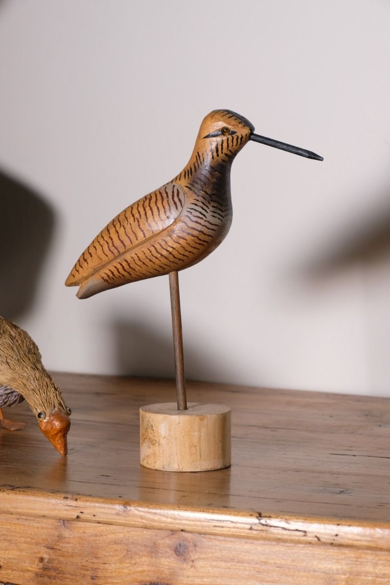 Painted & Hand Carved Folk Art Bird 1001868 photo 148.0