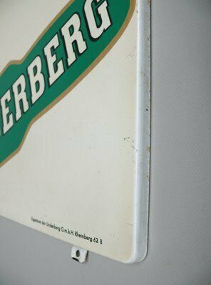 1109.25 Tin Sign, Advertising Sign “Underberg” With Thermometer, 1950s, Folded Sheet Metal, Painted photo