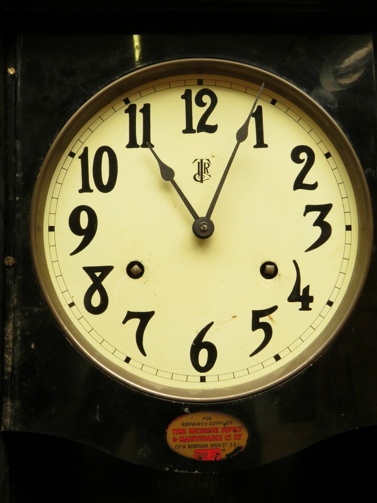 photo buy Antique Time Recorder Clock By The Time Recorder Supply & Maintenance Co