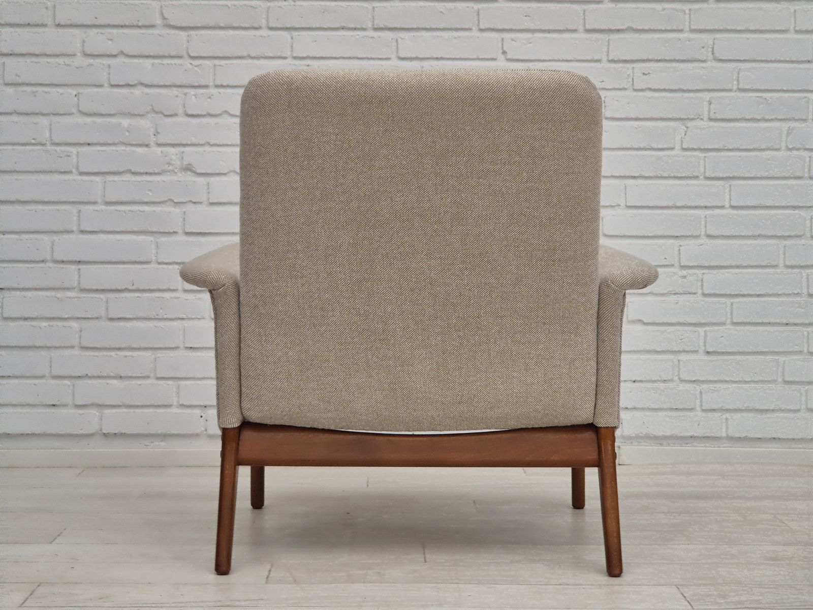 Ca. Jaren 1960, Deens Design Door Alf Svensson, Fauteuil Model 4331 Voor Fritz Hansen, Opnieuw Bekleed. photo 1850.0