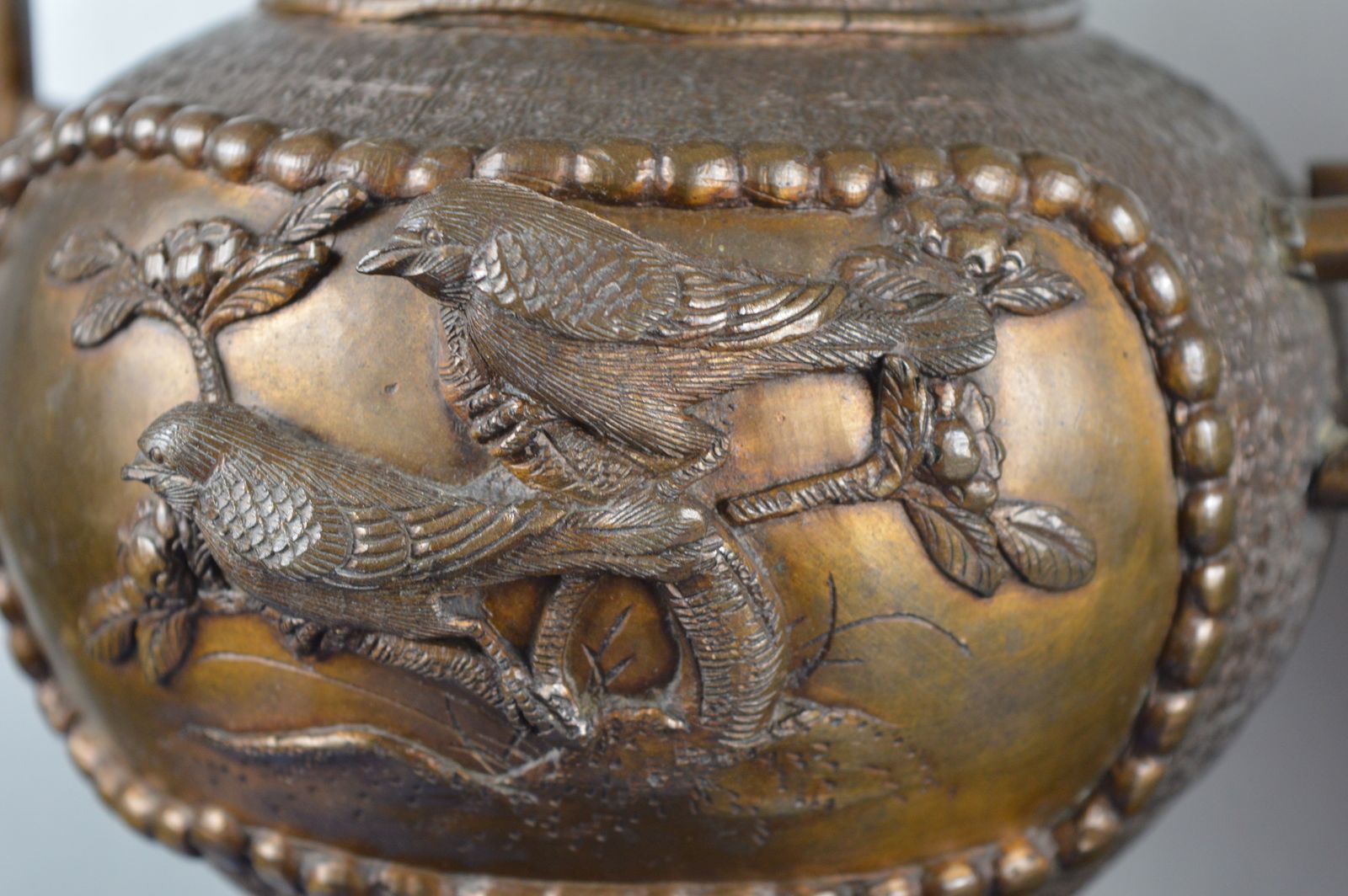 Pair Very Large (70cm) Mid 19th Century Japanese Bronze Incense Burners/Koro, C1850. photo for sale