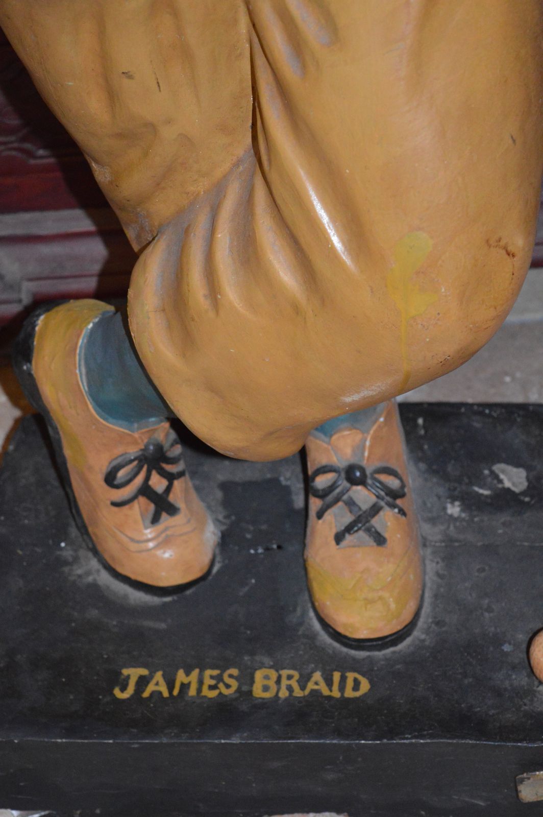 Very Large (142cm) Golf Advertising Statue Scottish Golfer/Course Designer James Braid, C1950 photo Home Decor