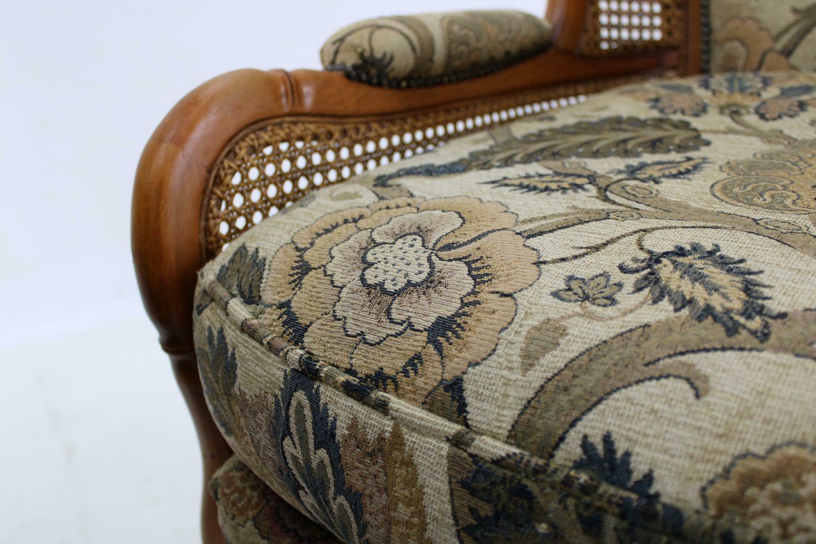 Furniture 1960s Pair Of Rattan Armchairs , Italy photo
