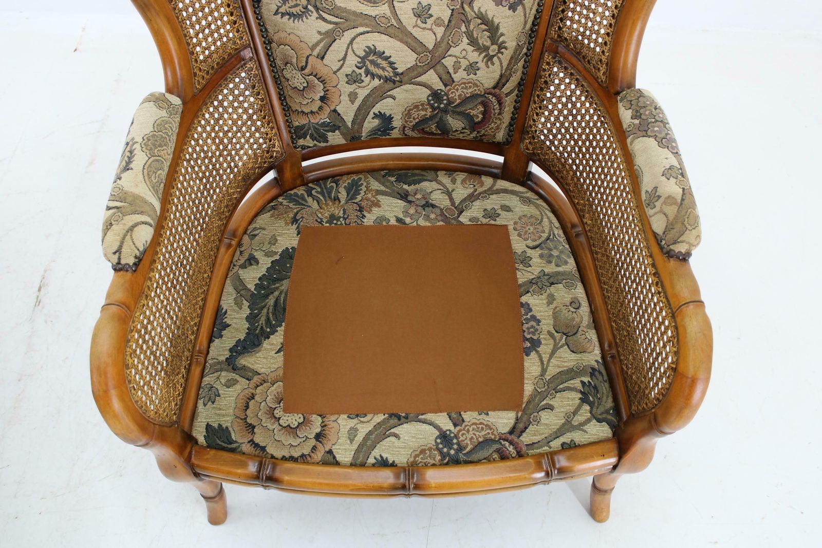 photo vinterior 1960s Pair Of Rattan Armchairs , Italy
