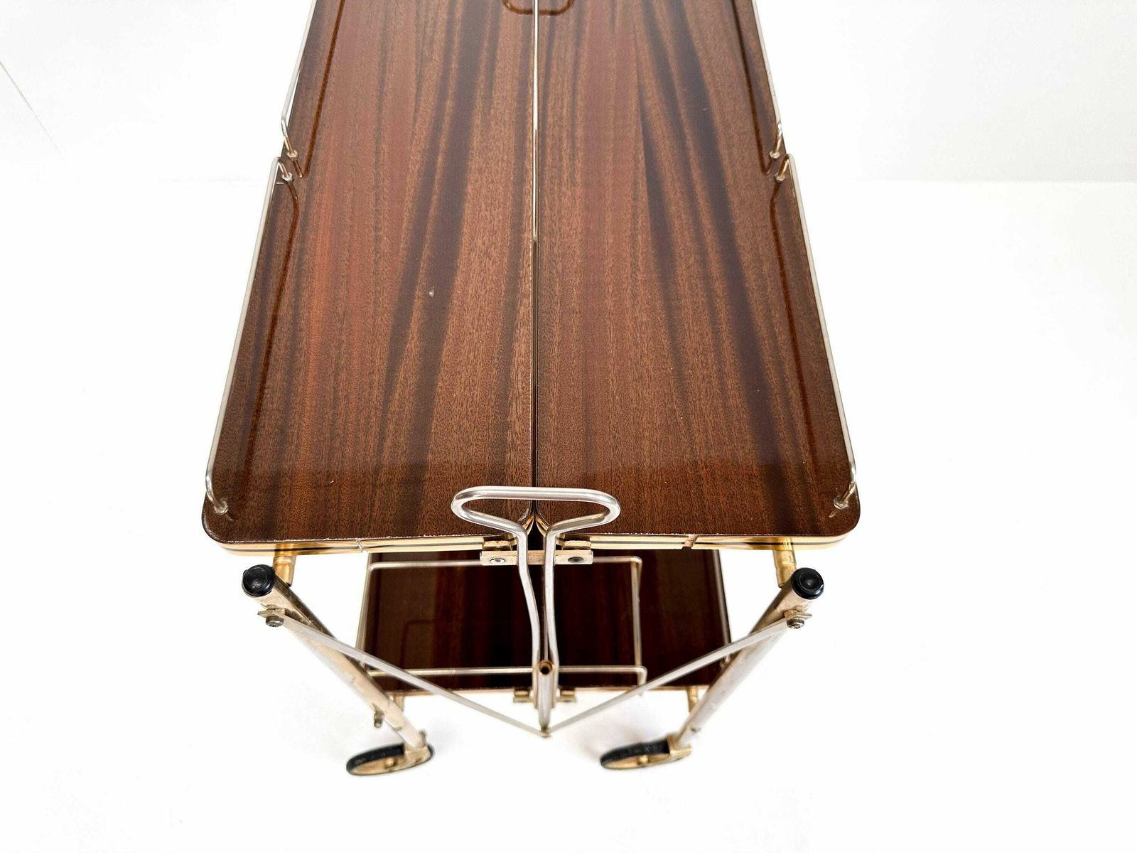 photo furniture Vintage Mid Century Bar Cart Trolley, Dessert Cart Trolley, Serving Trolley