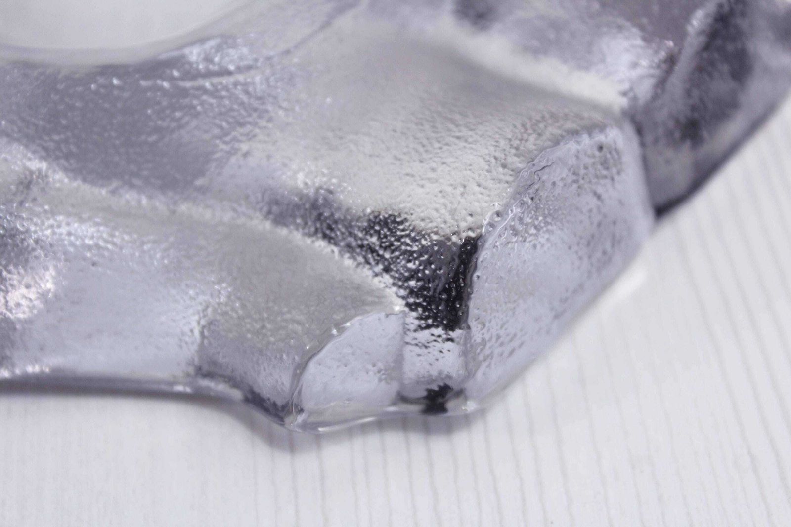Vintage Glass Empty Pocket From The 80s/90s In The Shape Of An Elephant. photo vinterior