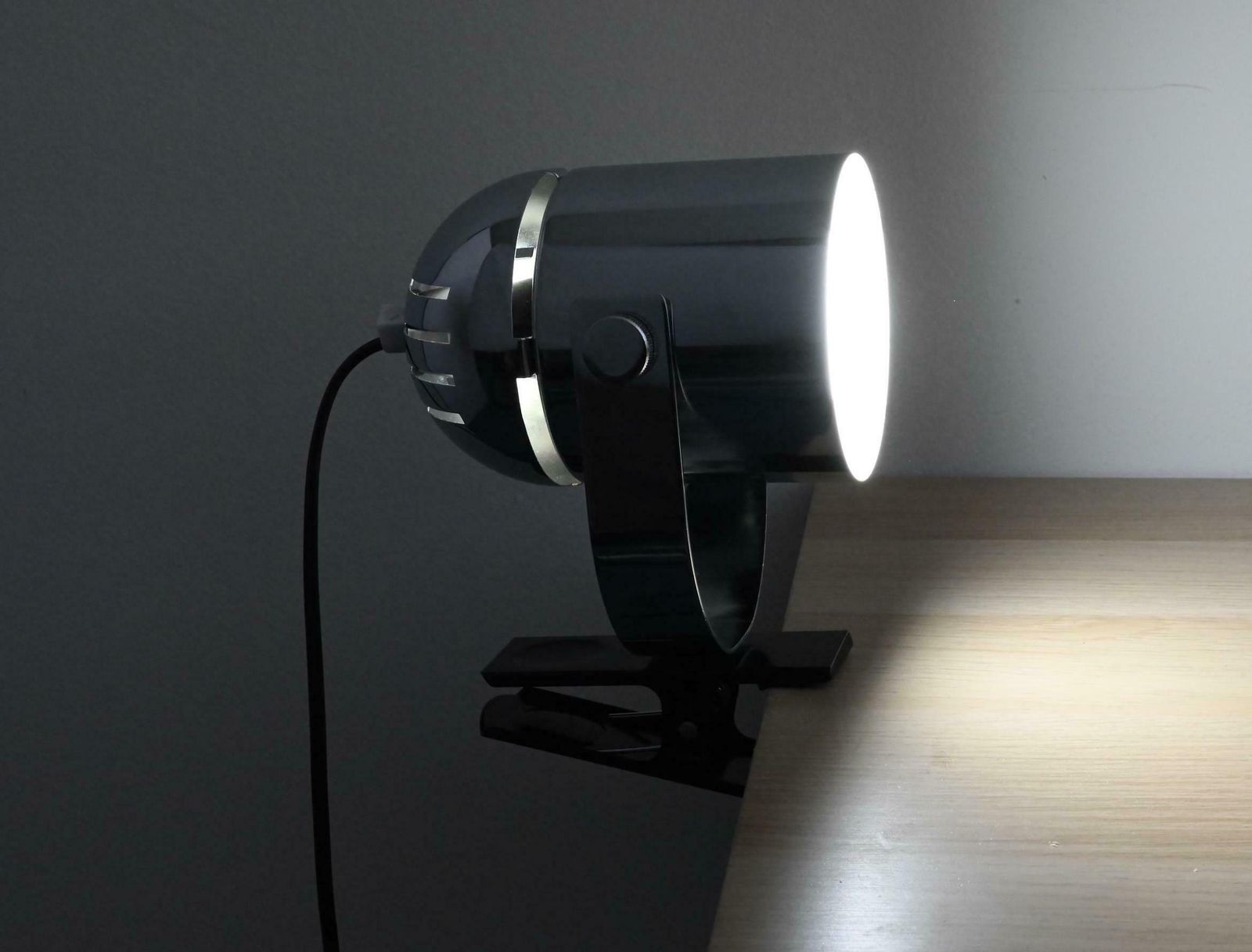 Chrome Clip On Table Lamp By Lidokov, Stanislav Indra Lamp, Metal Lamp, Desk Metal Lamp, Table Lamp, Desk Lamp, Mid Century Lamp photo furniture