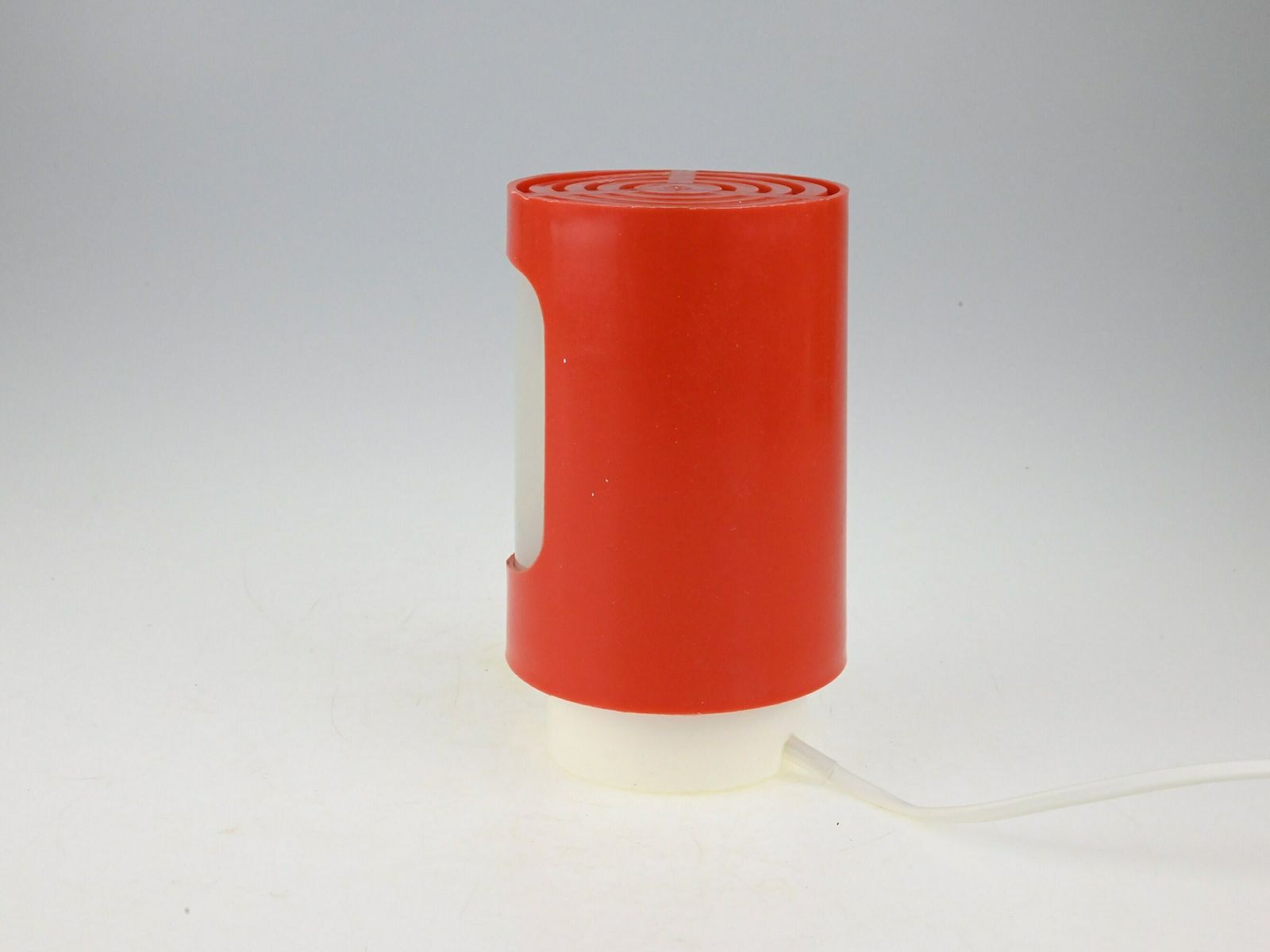 Czechoslovakian Red Table Lamp, Red Desk Lamp, Mid Century Lamp, Atomic Desk Lamp, Desk Lamp, Bedside Lamp, Mid Century Lighting, Table Lamp photo vinterior