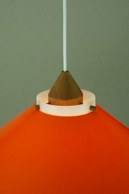Pendant Lamp By Uno & östen Kristiansson For Luxus, 1960s photo Lighting