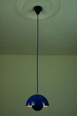 Original Vp1 Flowerpot Pendant Lamp By Verner Panton For Louis Poulsen, 1970s photo 545.0