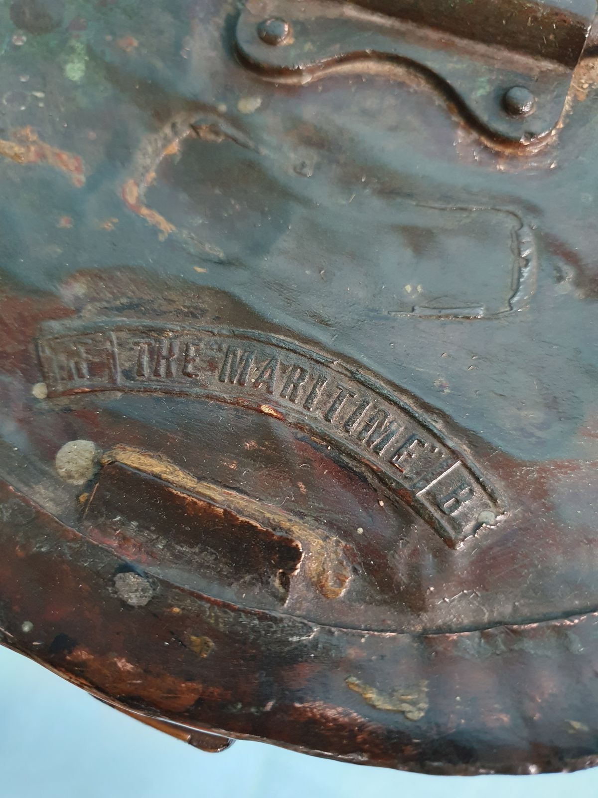 Really Nicely Patinated Ship Lantern C1900 photo for sale