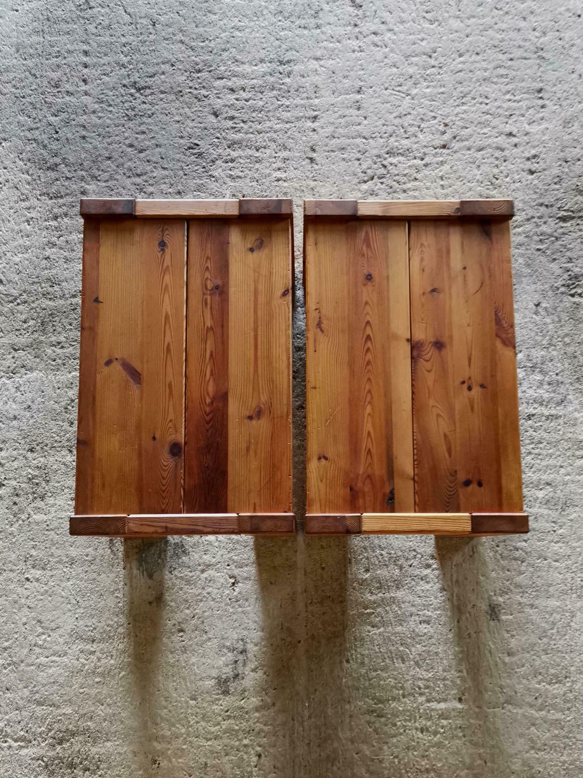 A Pair Of Axel Einar Hjorth Manner Solid Pine Side Tables, Sweden 1930s photo 4961.0