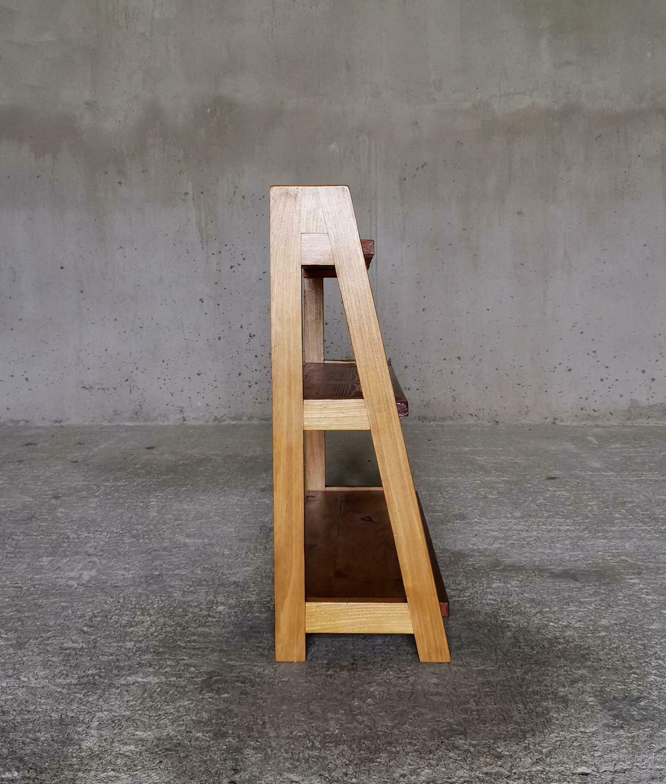 Axel Einar Hjorth Manner Pine And Elm Display Shelf, Swedish Cabinetmaker 1930s photo buy