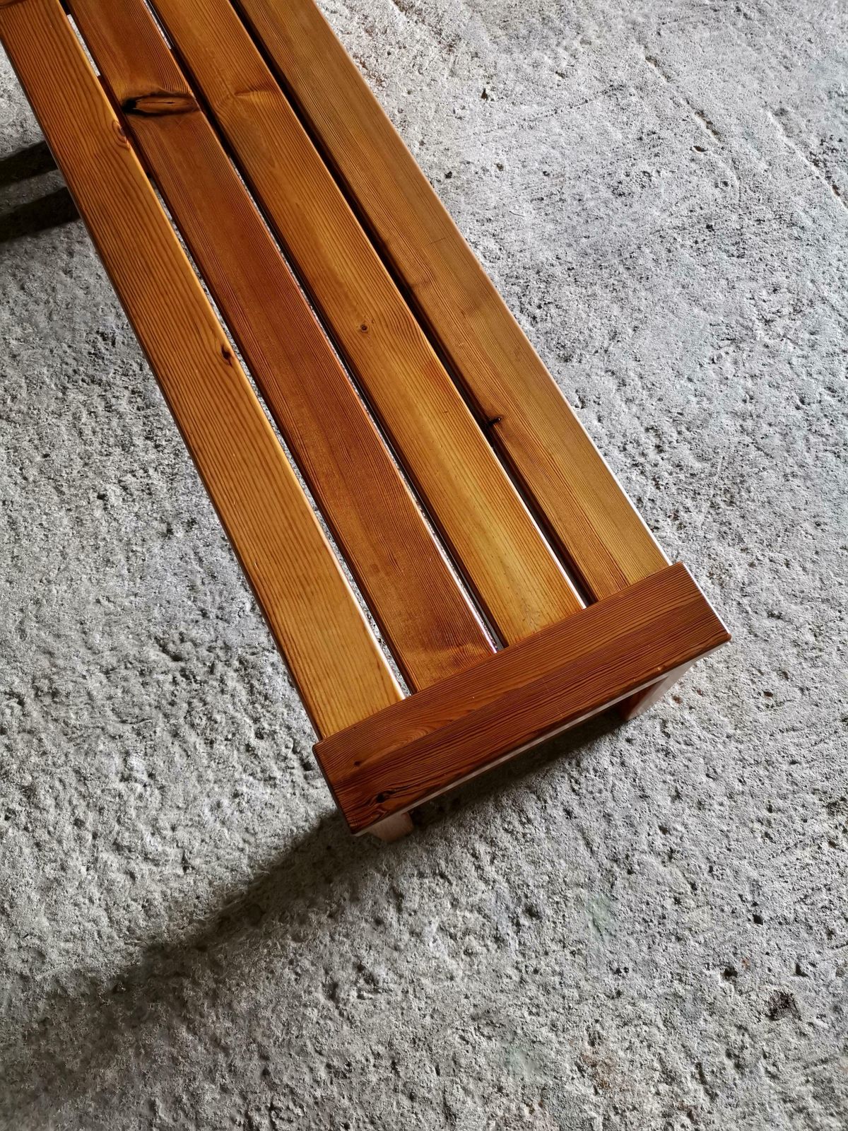 Furniture Swedish Coffee Table / Bench In Solid Oregon Pine. Manner Of Sven Larsson 1960s photo