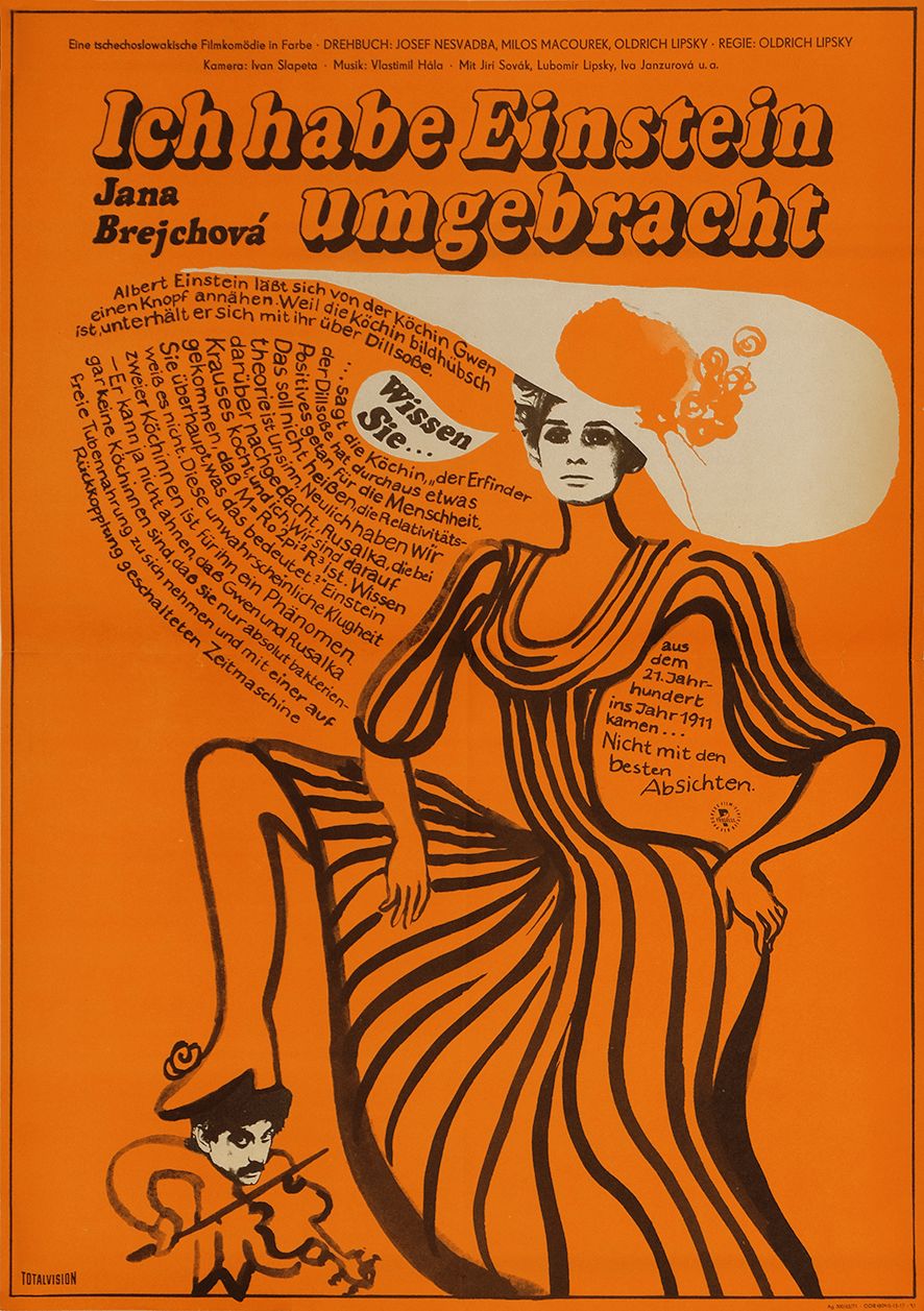 I Killed Einstein, Gentlemen   Original East Germany Poster | 1971
