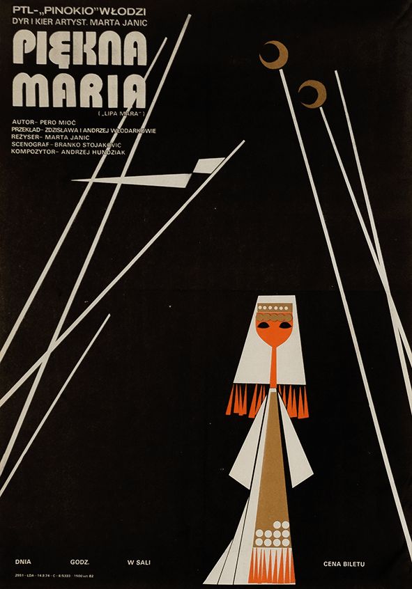 Beautiful Maria   Original Poland Poster | 1974
