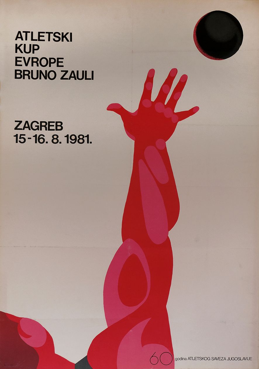 Athletic Cup Europe Bruno Zauli   Original Yugoslavia Poster | 1981