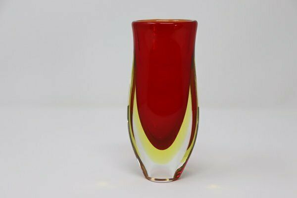 photo for sale Small Art Glass Vase Attributed To Flavio Poli For Seguso, 1960s